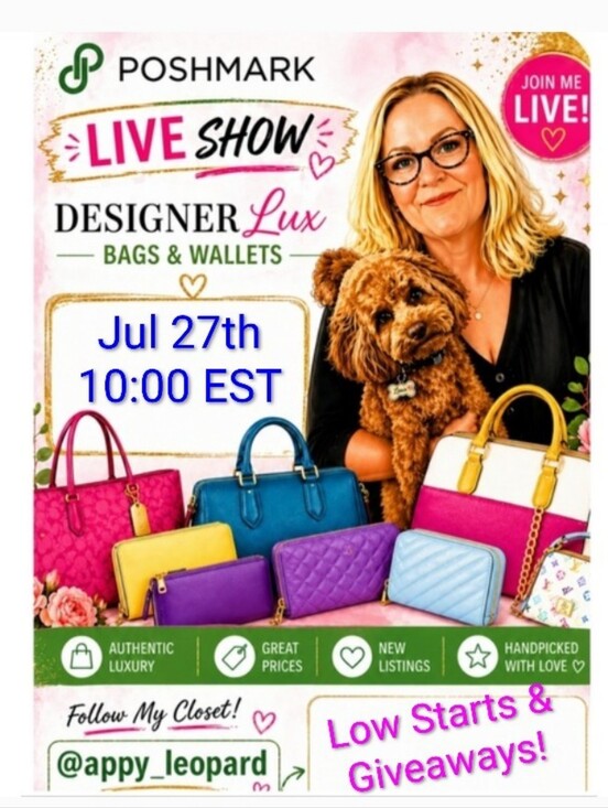 Handbags - Jane's Live Show Flyer